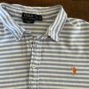 Ralph Lauren featherweight mesh striped polo shirt